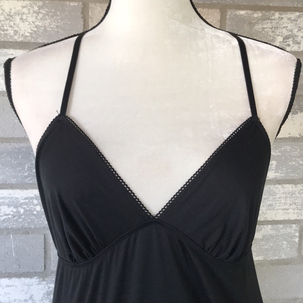 Línea Donatella black nightie size M (8-10) - Picture 2 of 8